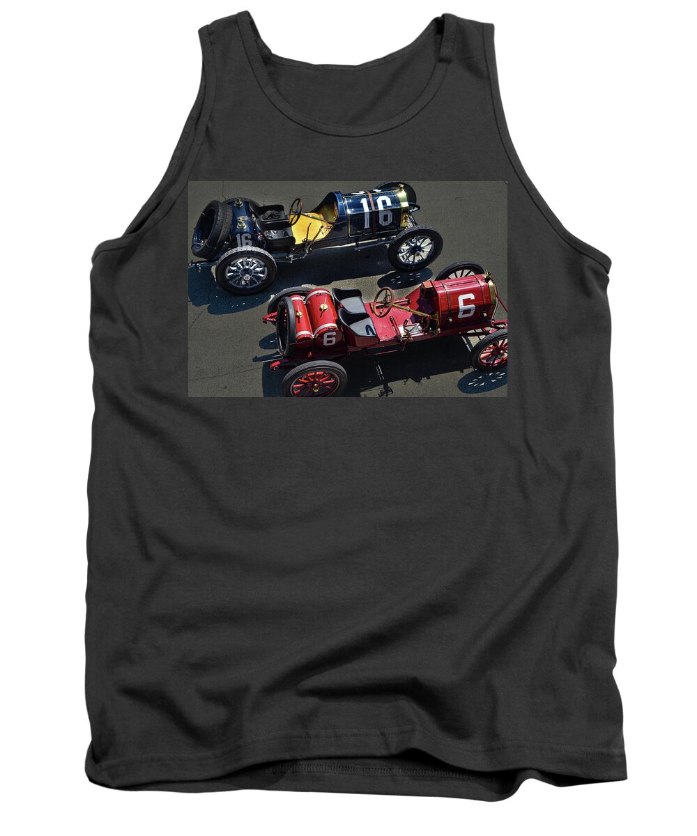 Indianapolis 500 Tank Top featuring the photograph Ragtime Racers at Indianapolis by Josh Williams