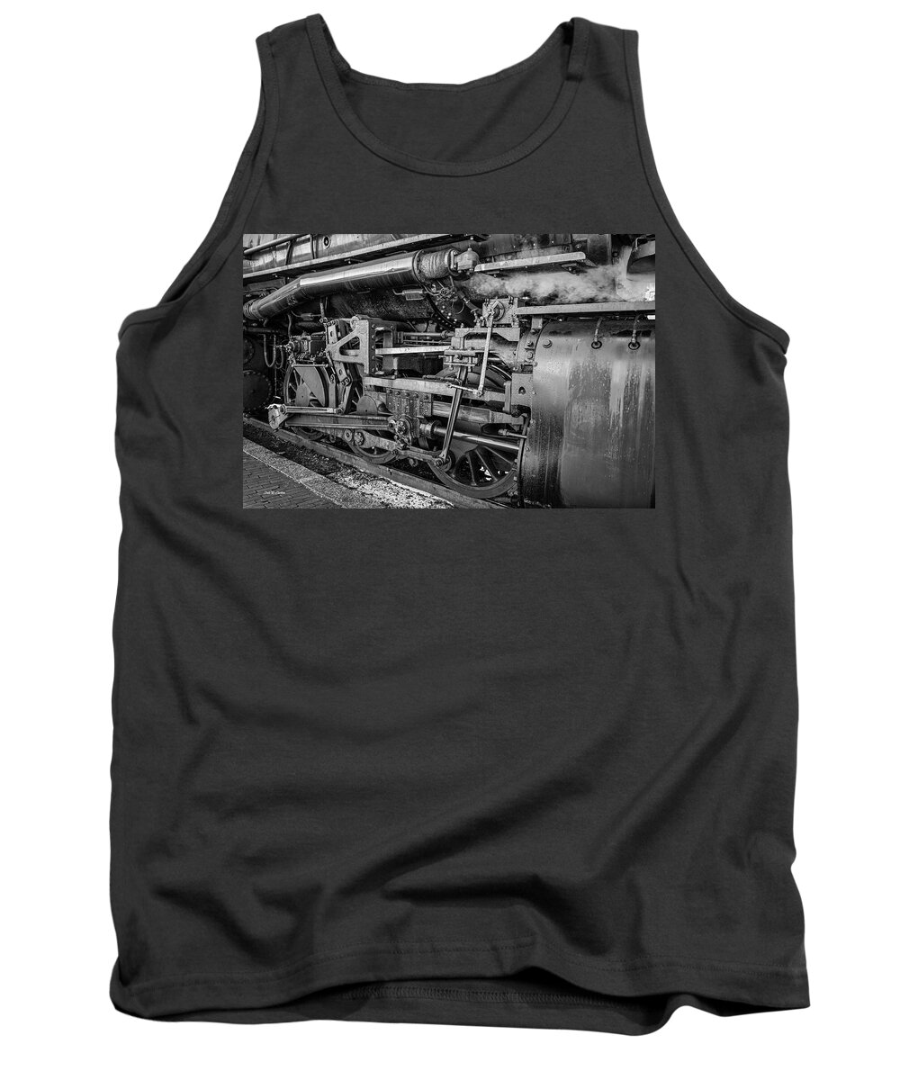Steam Engine Tank Top featuring the photograph Ready to Run by Dale R Carlson