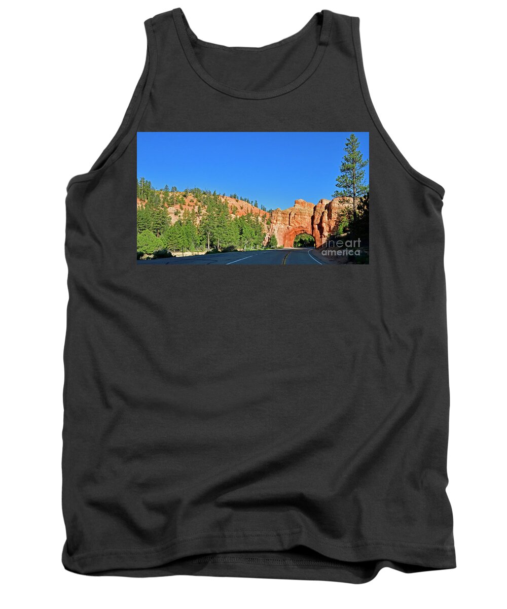 Red Canyon Arch Tank Top featuring the photograph Red Canyon Arch by Amazing Action Photo Video
