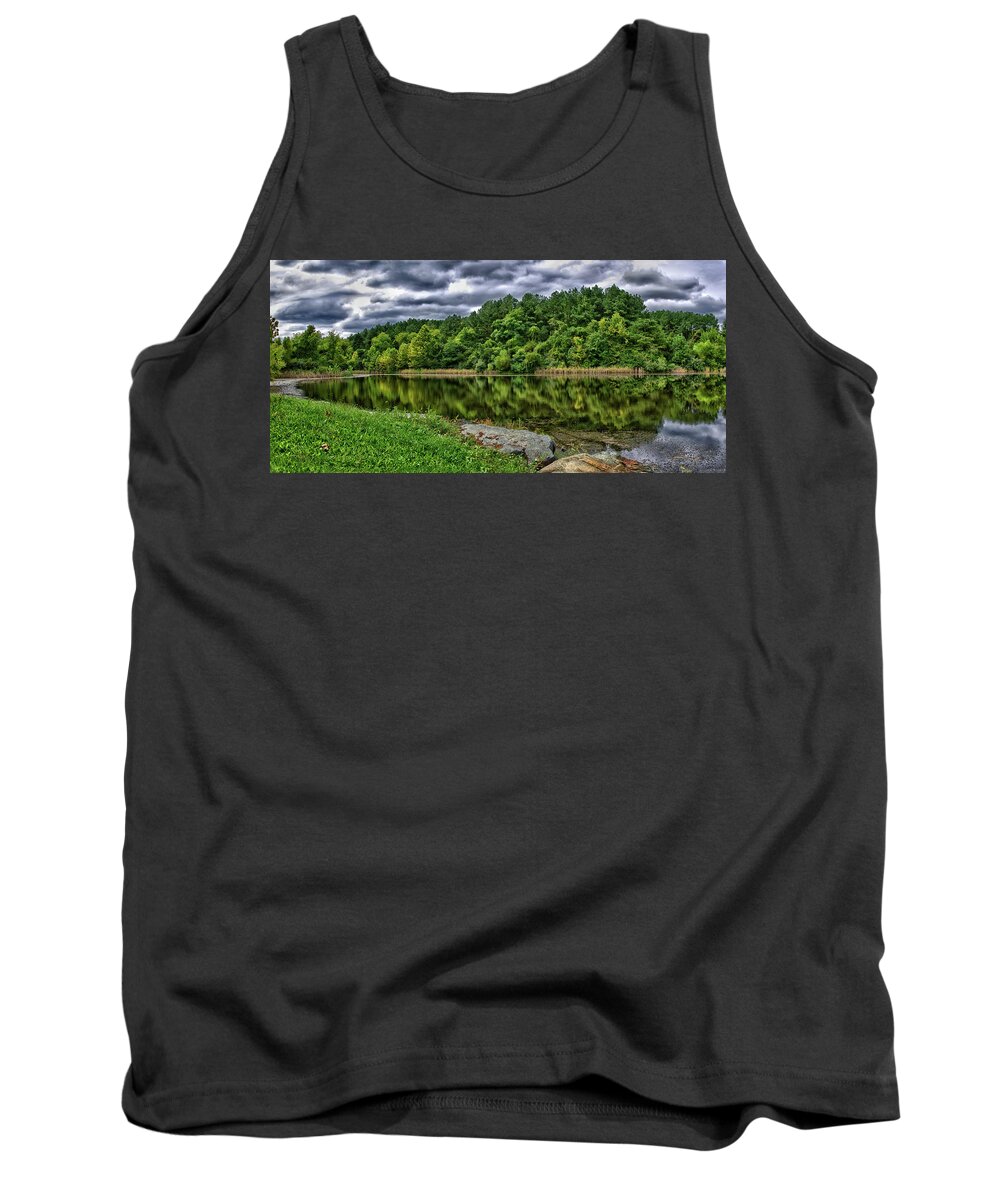 Photo Tank Top featuring the photograph Reflecting by Anthony M Davis