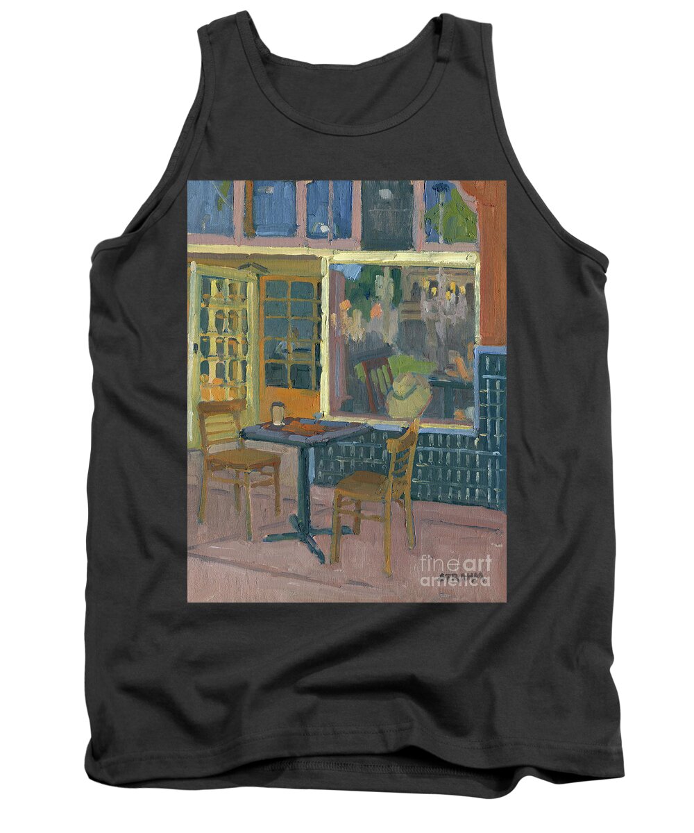 Lestats Tank Top featuring the painting Reflecting on life by Paul Strahm
