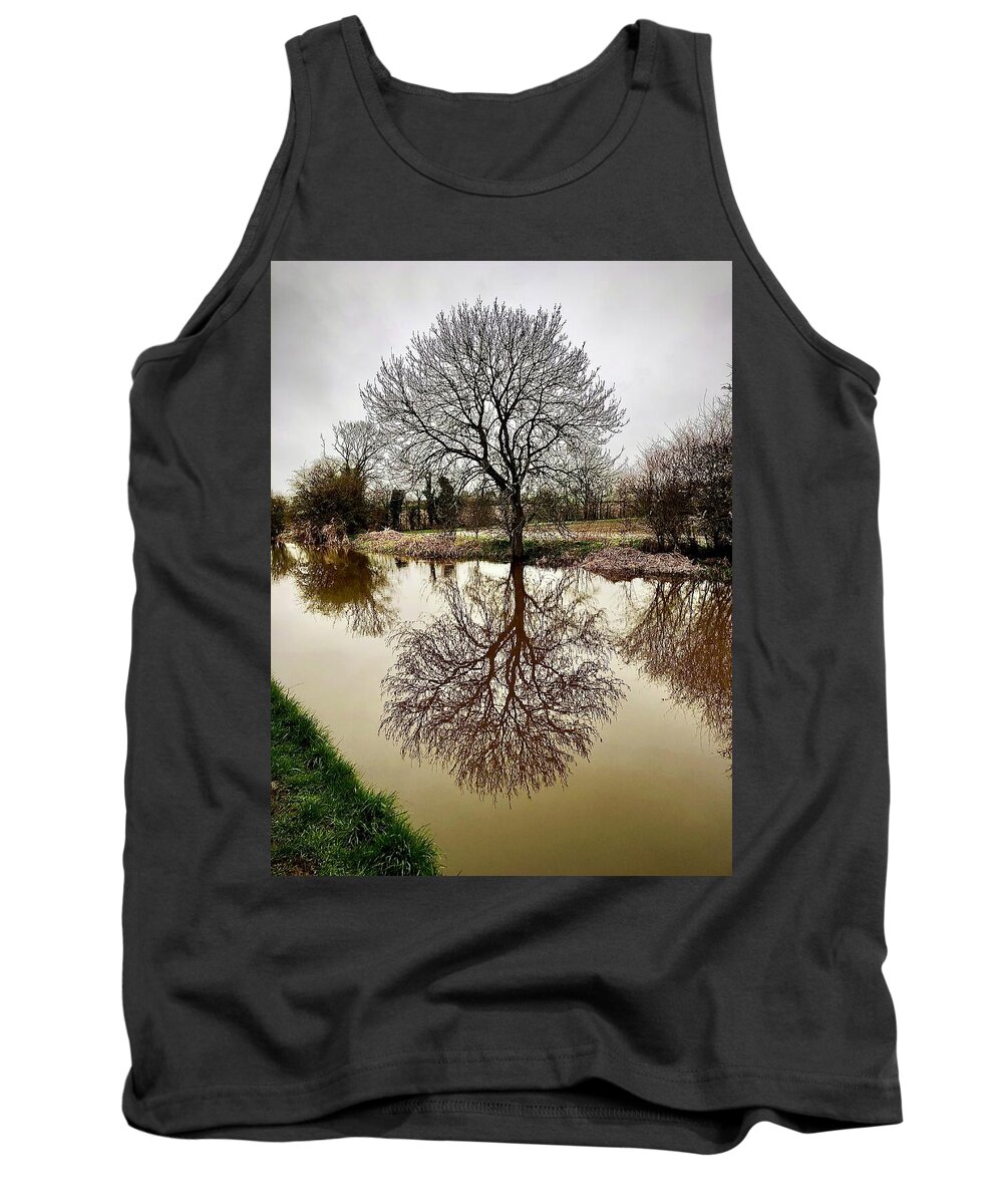 Tree Tank Top featuring the photograph Reflection by Gordon James