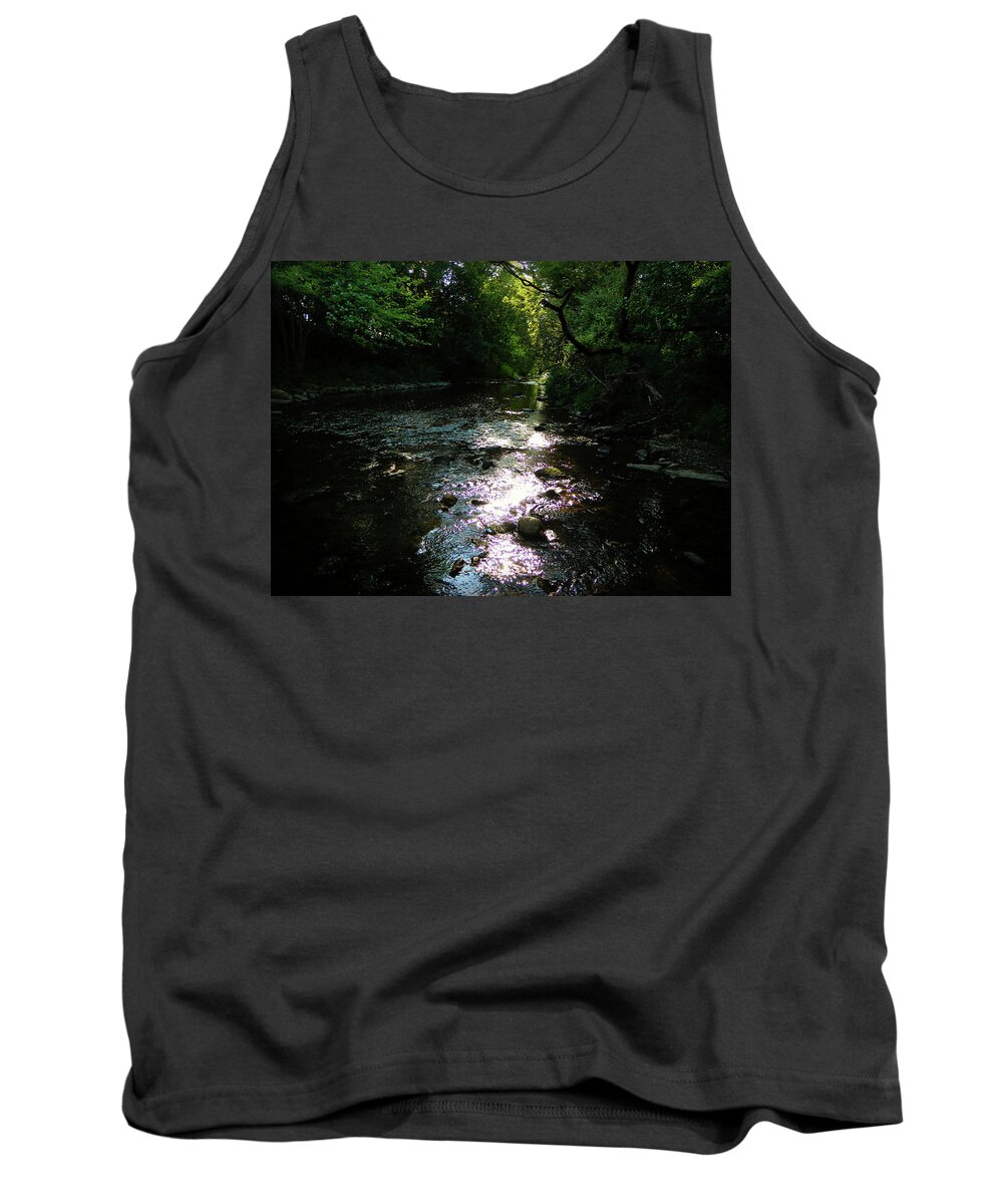 River Flow Tank Top featuring the photograph River Flow 2 by Cyryn Fyrcyd