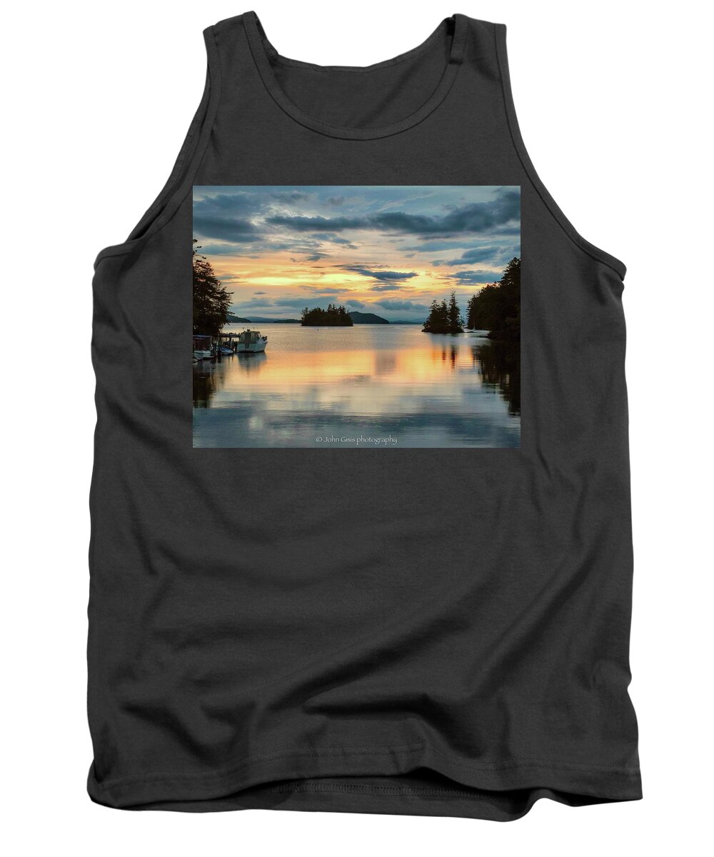  Tank Top featuring the photograph Roberts Cove in Alton by John Gisis