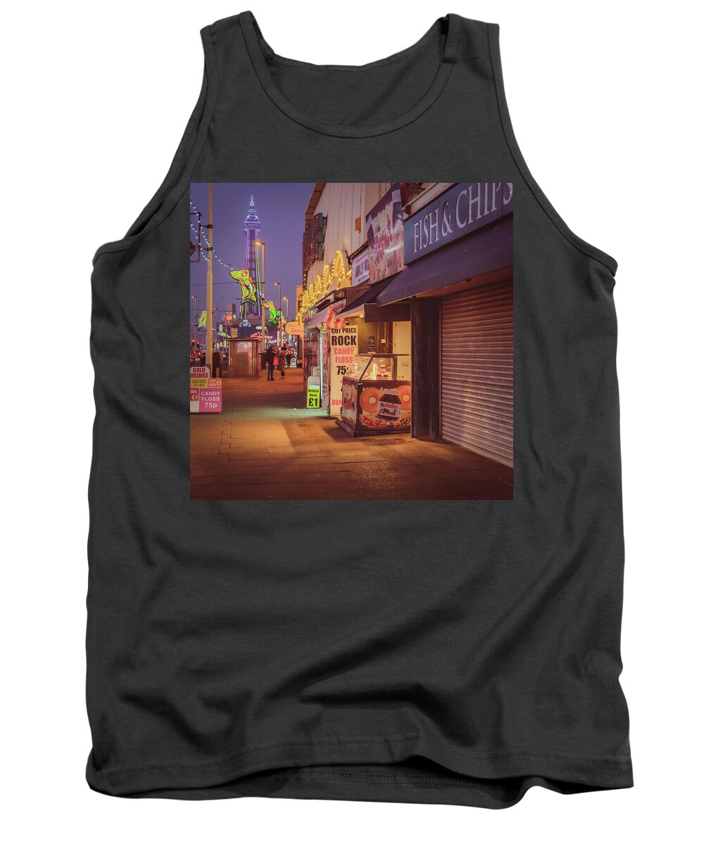 Blackpool Tank Top featuring the photograph Rock by Nick Barkworth