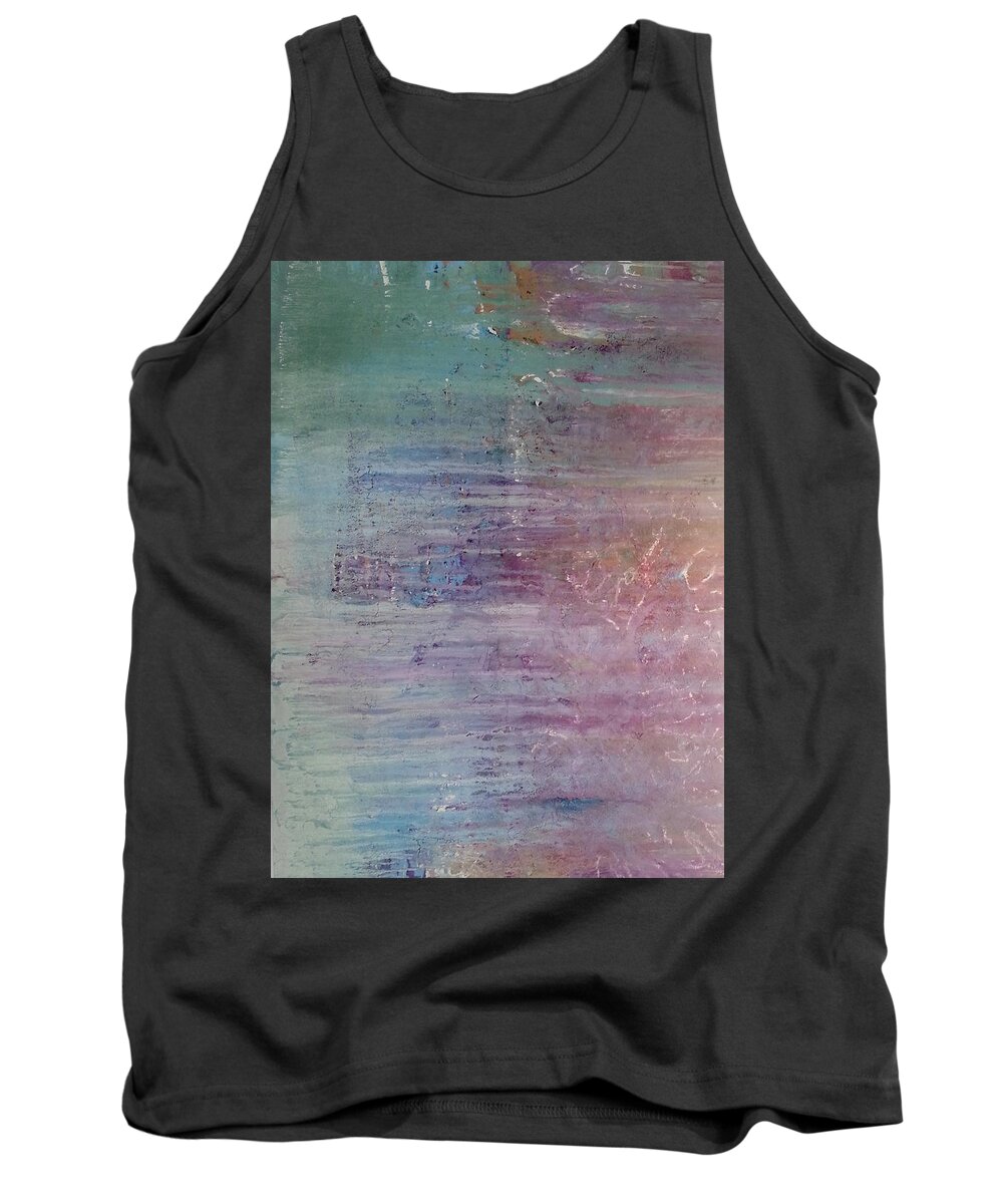 Oil Painting Tank Top featuring the painting Rose Garden in the Sky by Todd Krasovetz