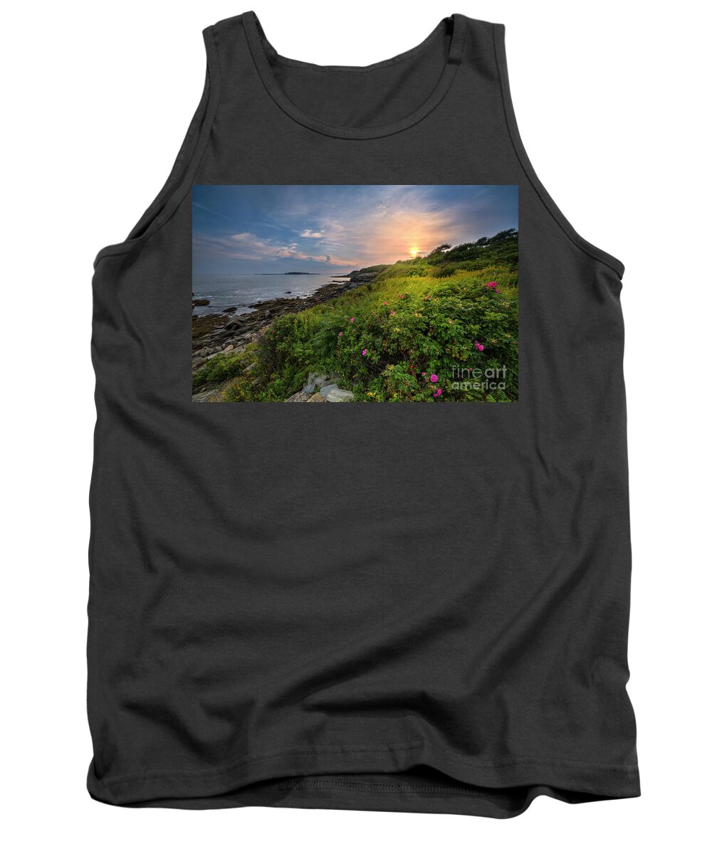 Roses Tank Top featuring the photograph Roses by the Sea by Shelia Hunt
