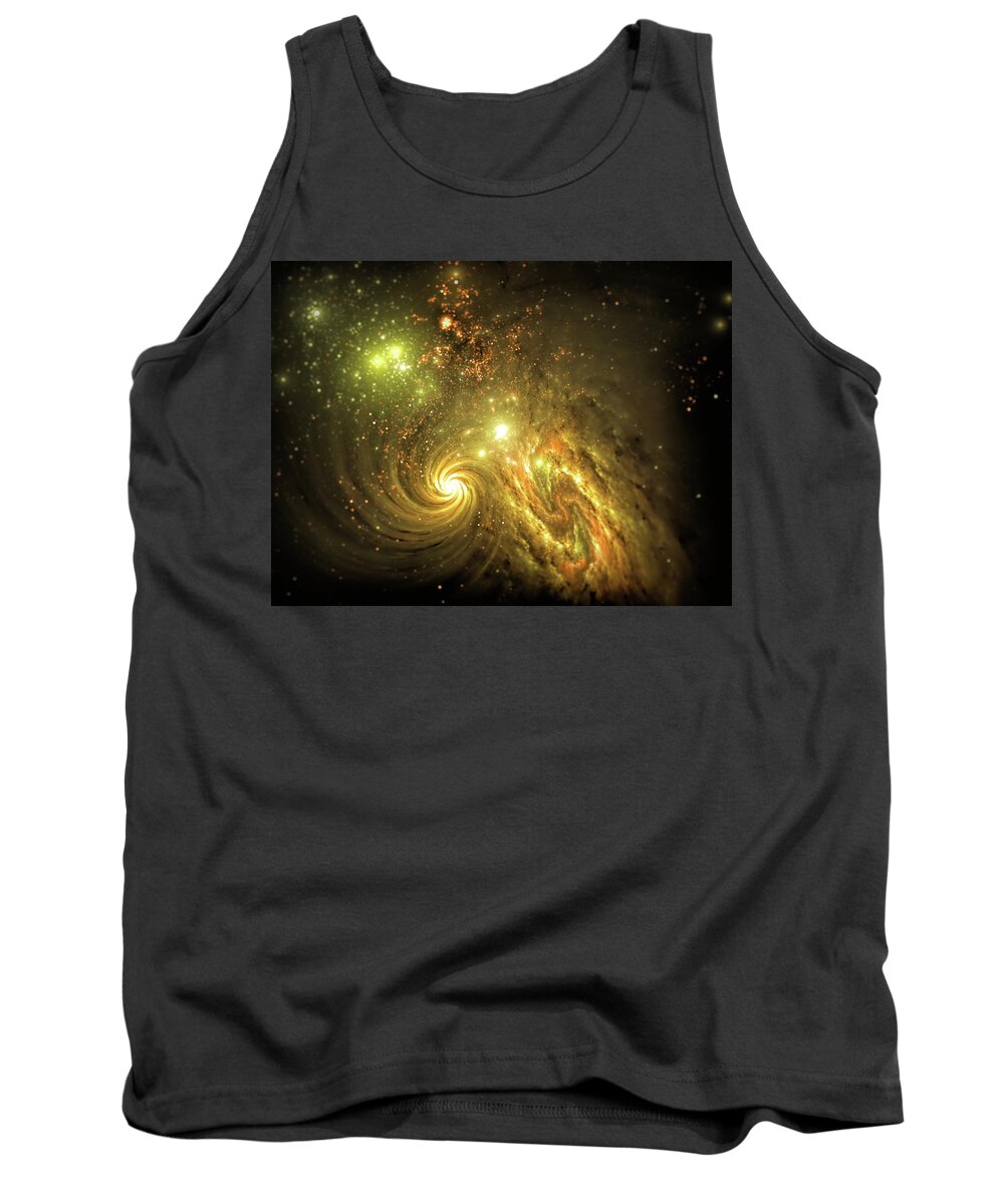 Home Tank Top featuring the digital art Rule the World by Jeff Iverson
