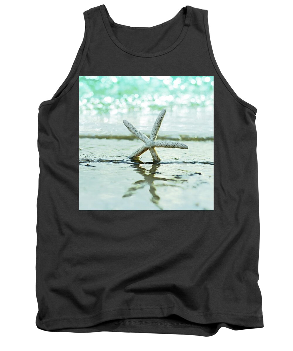 Beach Tank Top featuring the photograph Sea Star by Laura Fasulo