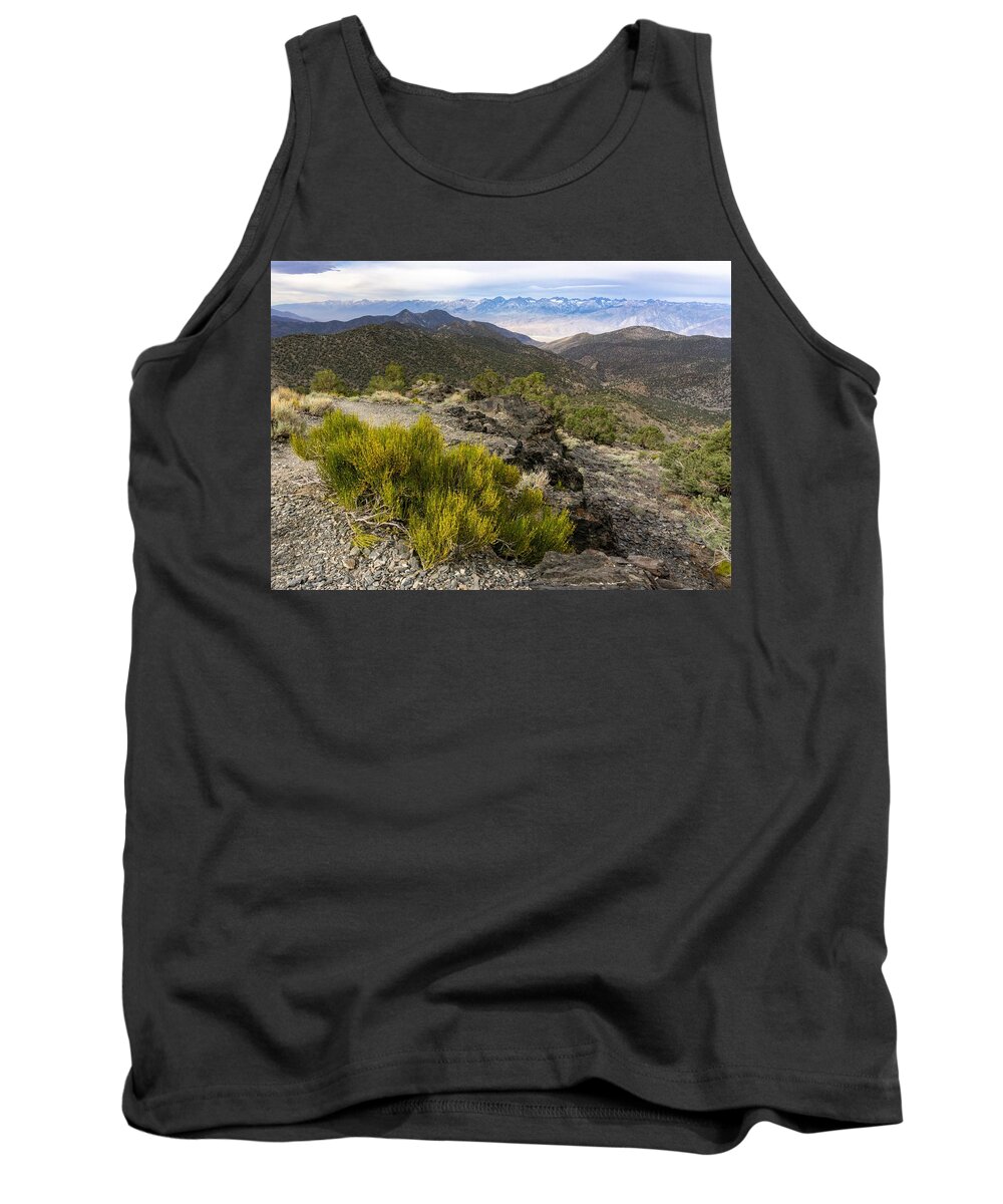 Sierra Nevada Tank Top featuring the photograph Sierra View Vista Point by Brett Harvey
