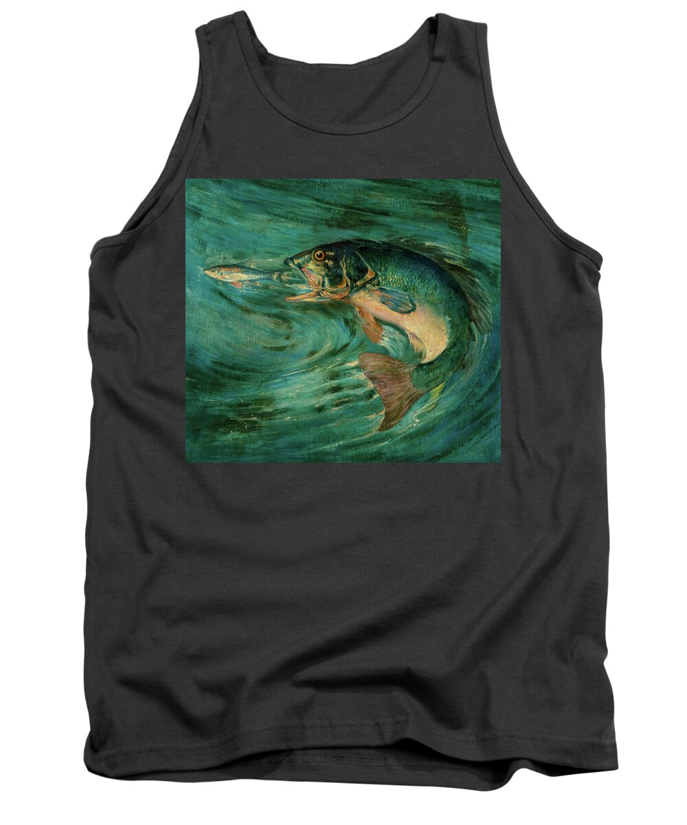 Philip R. Goodwin Tank Top featuring the painting Small-Mouth Bass by Philip Russell Goodwin