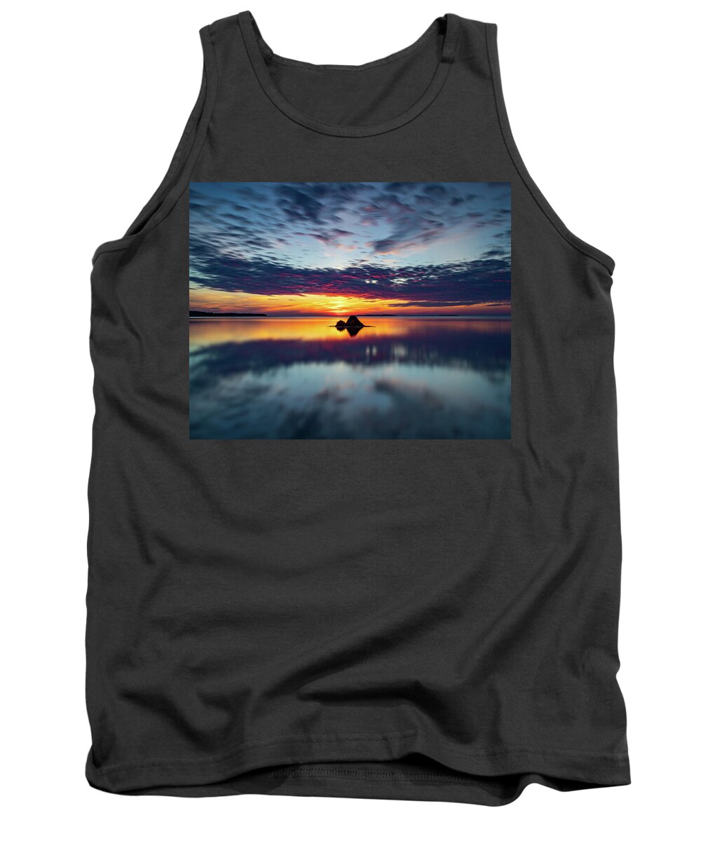 Long Exposure Tank Top featuring the photograph Soft Blue by William Bretton