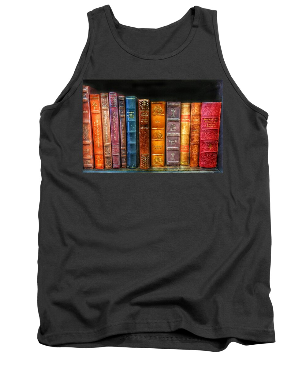 Photo Tank Top featuring the photograph Some Light Reading by Anthony M Davis