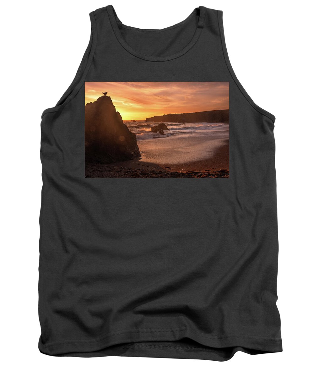 Landscape Tank Top featuring the photograph Sonoma Coast by Laura Macky
