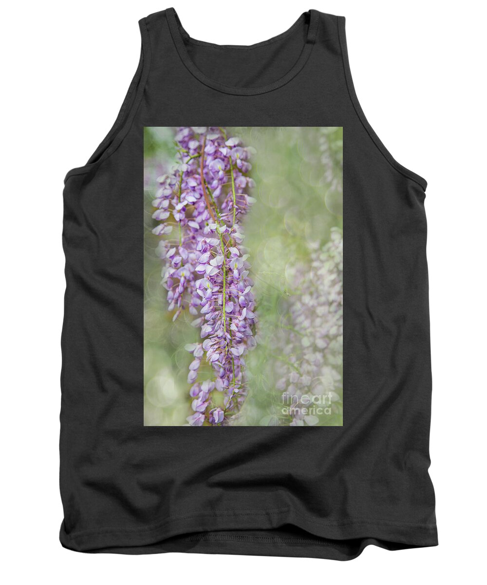 Sunnylea Tank Top featuring the photograph Spring Waltz of the Wisteria by Marilyn Cornwell