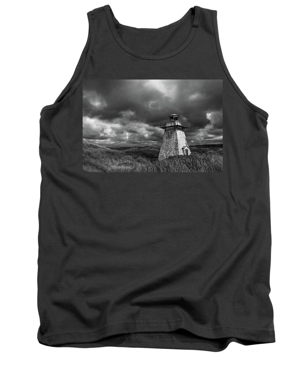 Lighthouse Tank Top featuring the photograph St Peters Harbour Lighthouse by Linda Villers