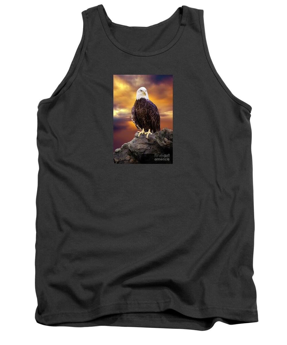 America Tank Top featuring the photograph Standing Ready by Ed Taylor