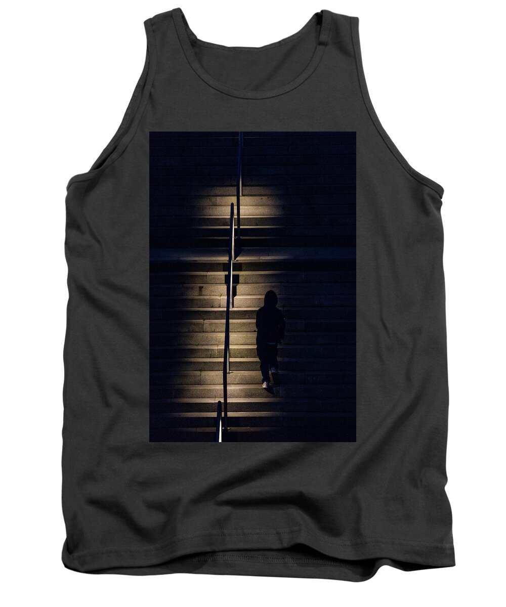 Action Tank Top featuring the photograph Steps by Alexander Farnsworth