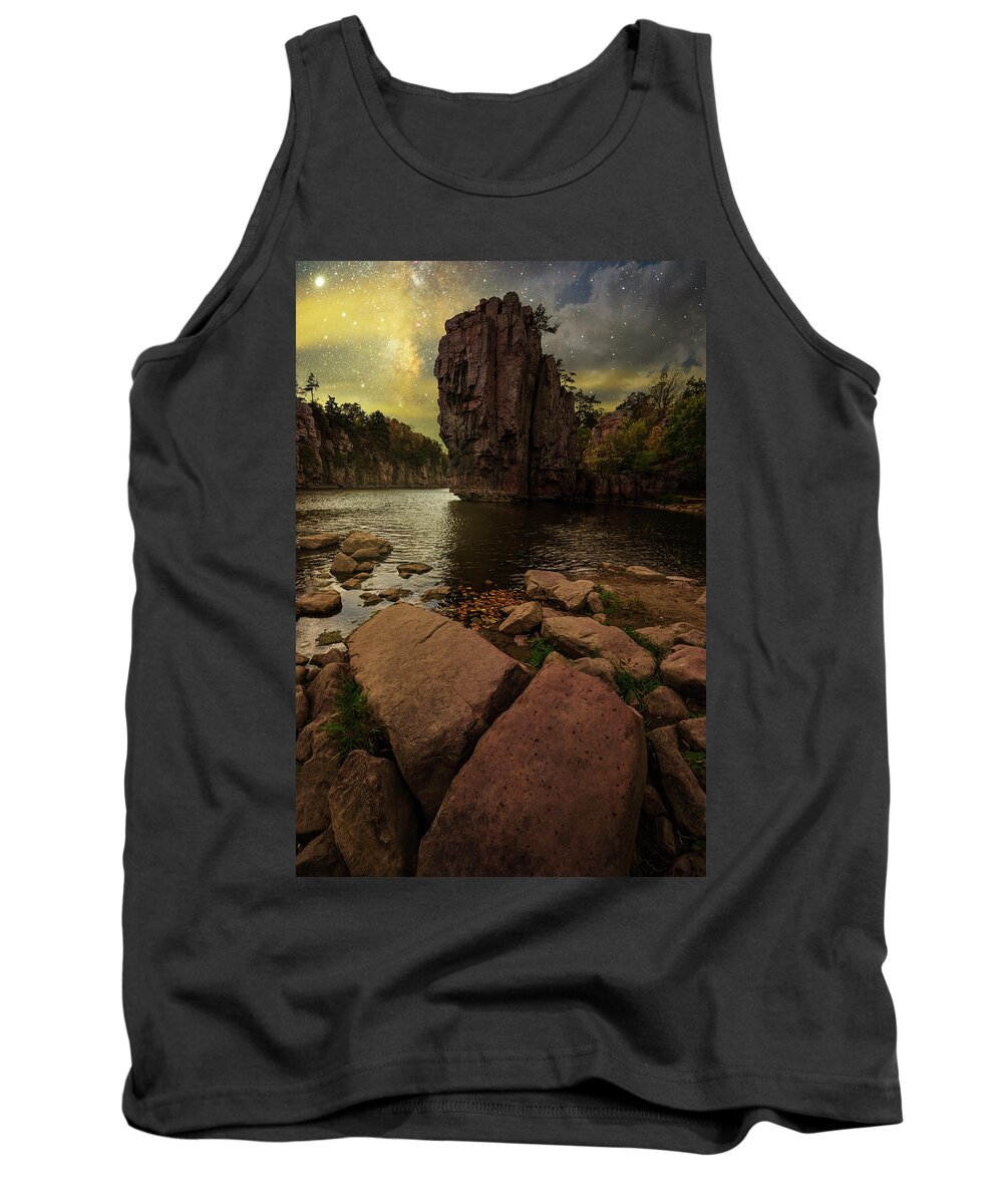 Milky Way Tank Top featuring the photograph Still The King by Aaron J Groen