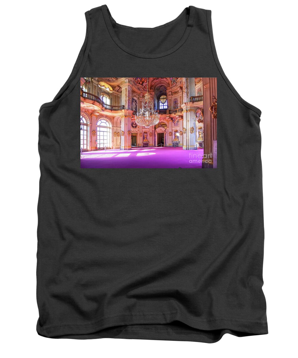 Ancient Tank Top featuring the photograph Stupingi Hunting Villa - Central Salone - Torino - Italy by Paolo Signorini