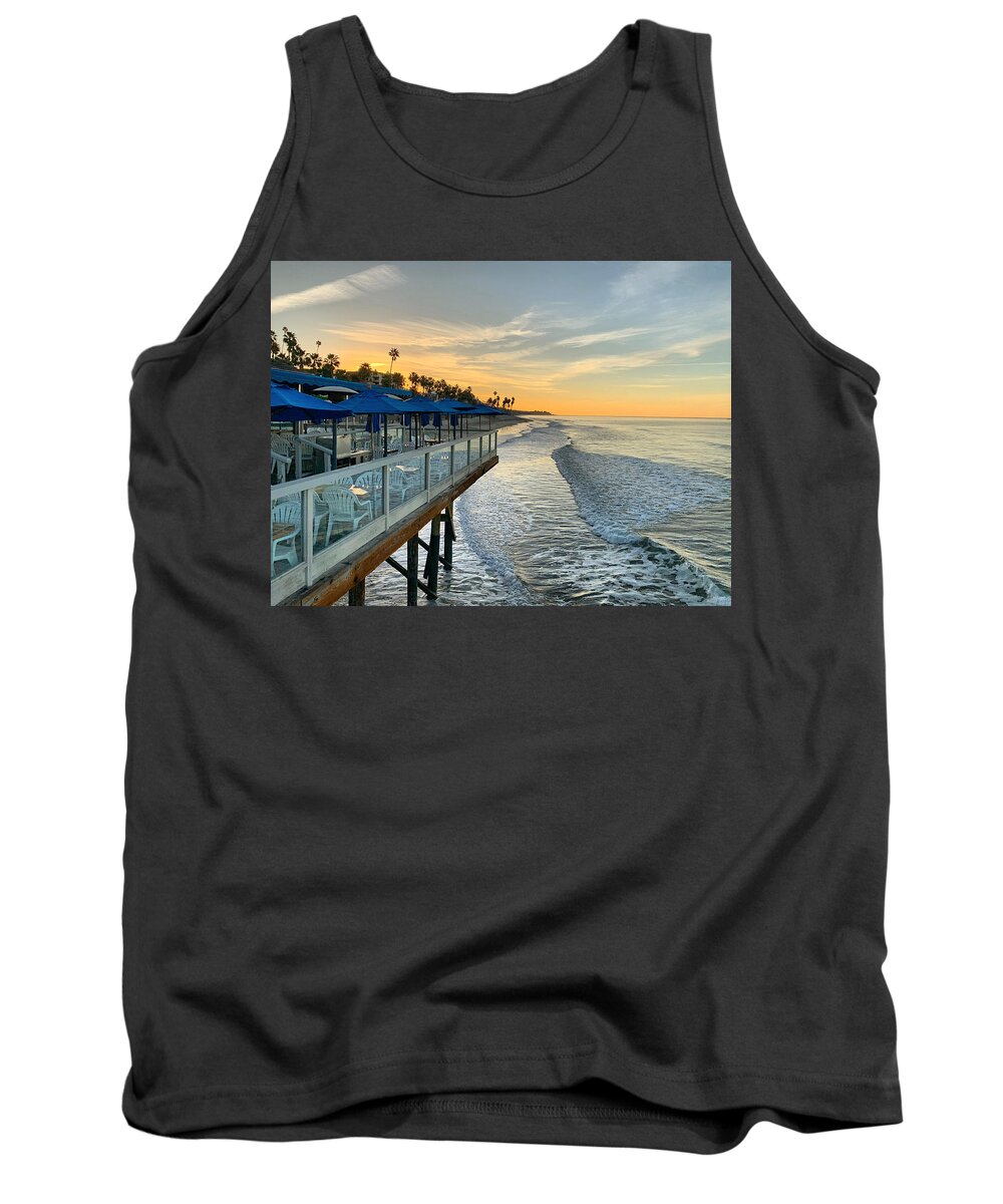 Sunrise Tank Top featuring the photograph Sunrise Dining by Brian Eberly
