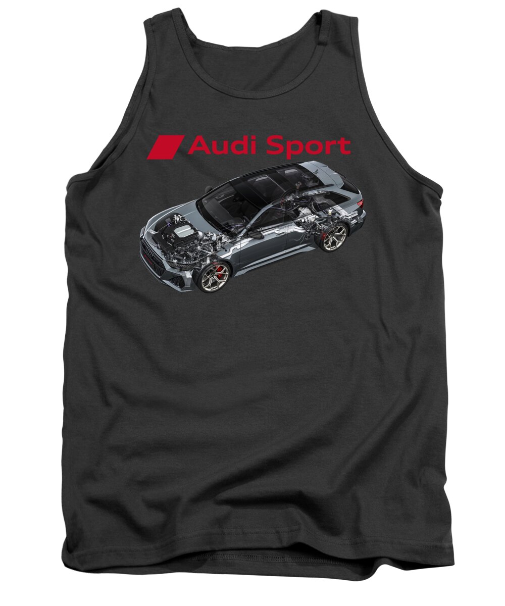 Super car from germany Audi RS6 Avant Performance Tank Top by