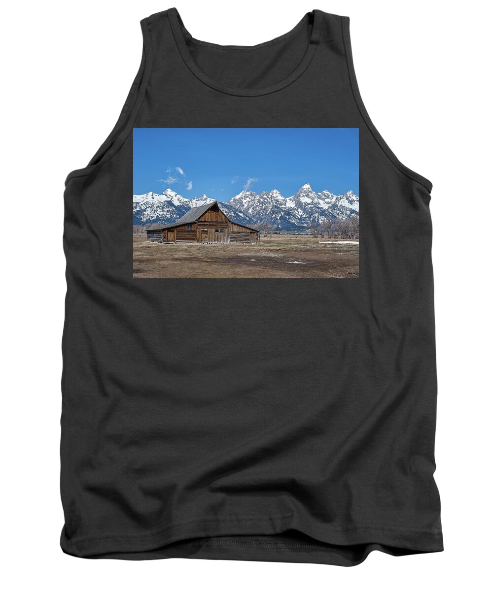 Landscape Tank Top featuring the photograph T.A. Moulton Barn by Jermaine Beckley