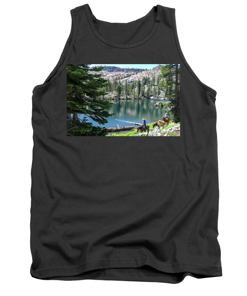 California Tank Top featuring the photograph Teal Water by Diane Bohna