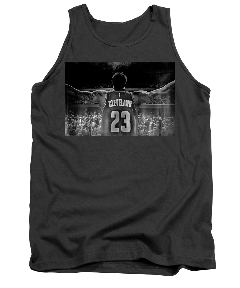 Lebron Tank Top featuring the photograph Thanks Lebron by Frozen in Time Fine Art Photography