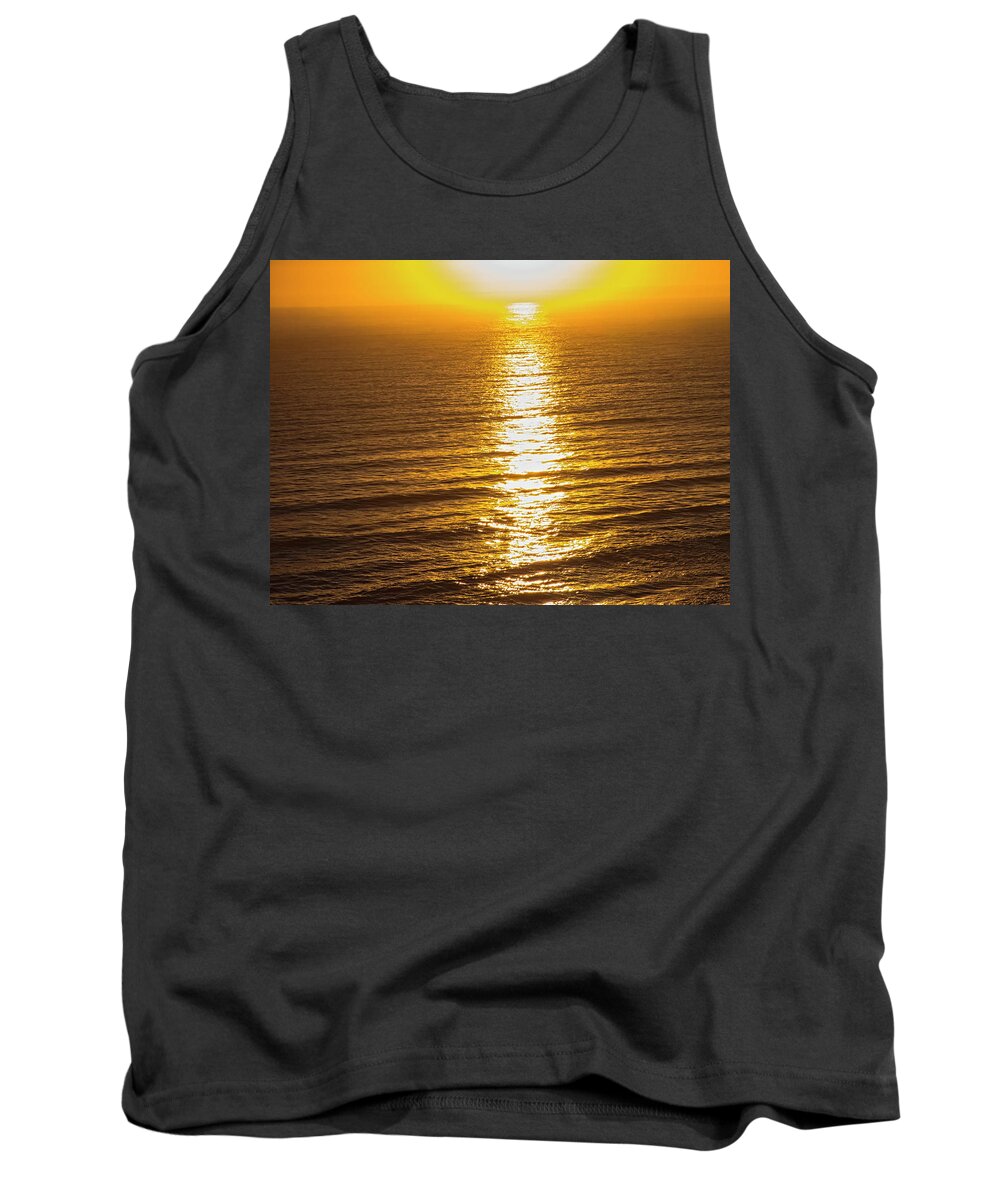 Sunrise Tank Top featuring the photograph That Magic Moment by Leslie Montgomery