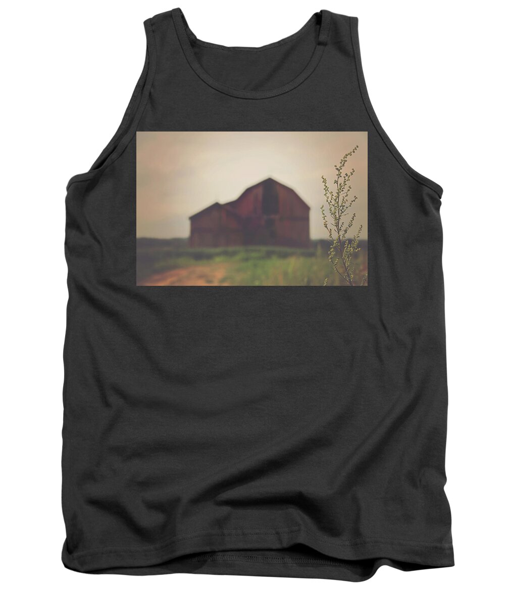 Carrie Ann Grippo-pike Tank Top featuring the photograph The Barn Daylight Version by Carrie Ann Grippo-Pike