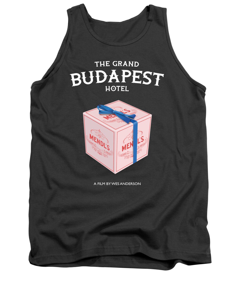 The Grand Budapest Hotel Tank Top featuring the digital art The Grand Budapest Hotel - Alternative Movie Poster by Movie Poster Boy