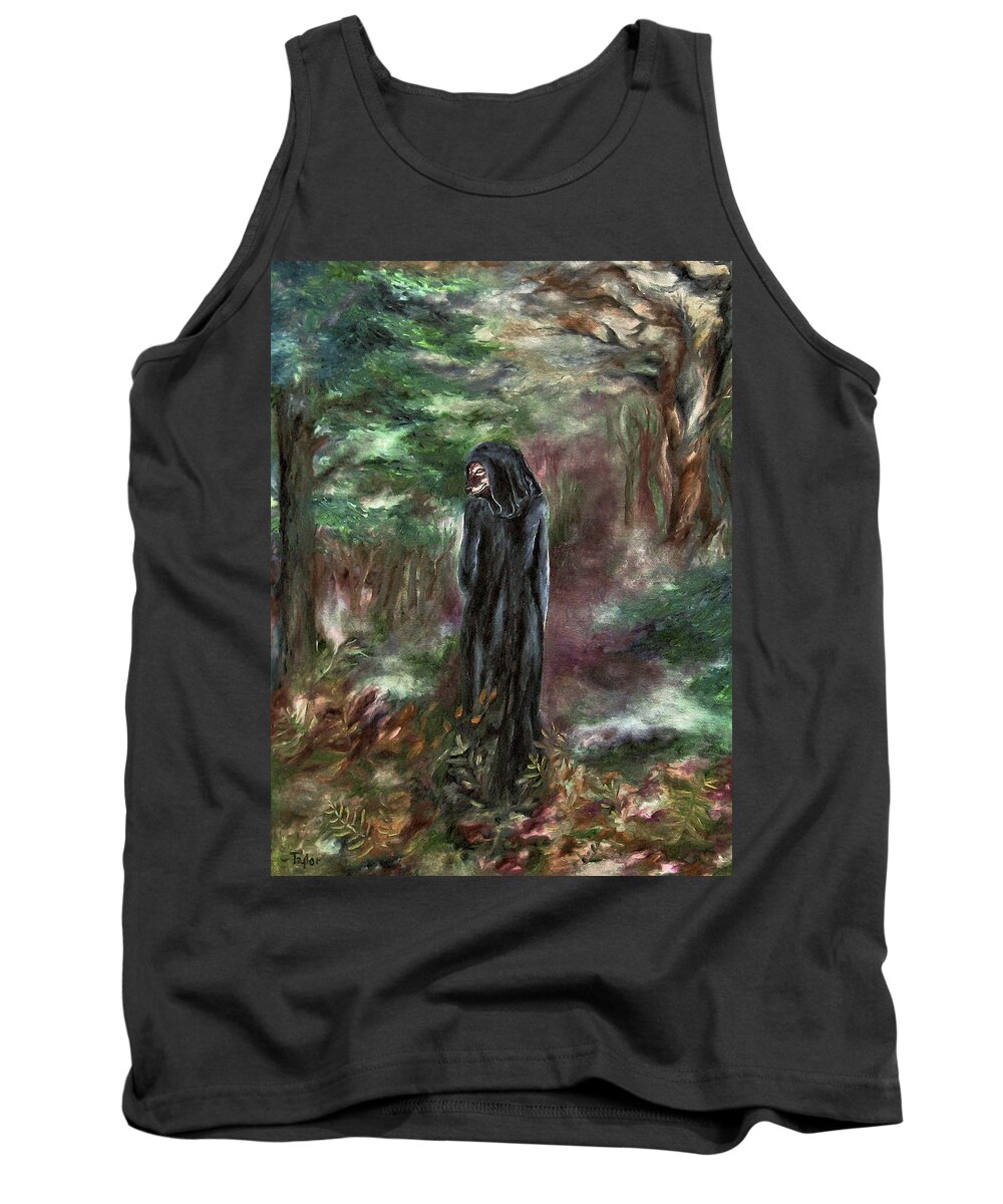Ealiron Tank Top featuring the painting The Old One by FT McKinstry