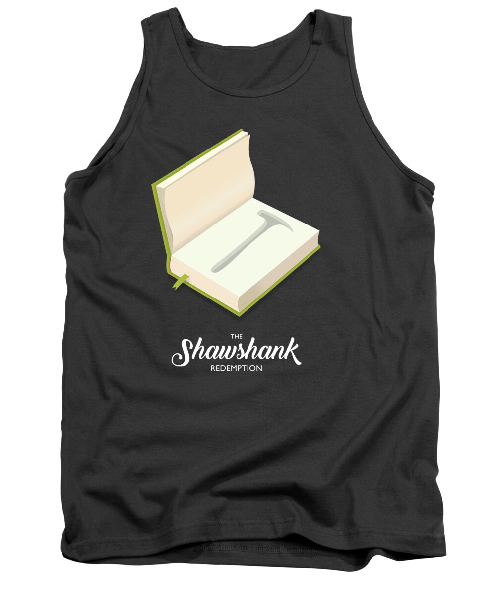 The Shawshank Redemption Tank Top featuring the digital art The Shawshank Redemption - Alternative Movie Poster by Movie Poster Boy