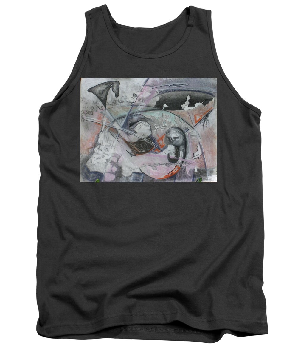  Tank Top featuring the painting The Shining Wall by Douglas Jerving