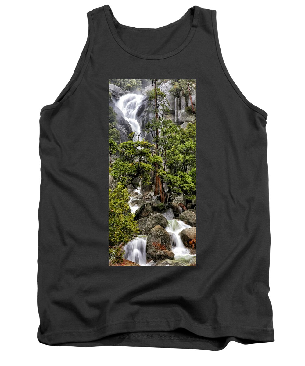  Tank Top featuring the photograph The Slide Waterfall - Yosemite National Park by William Rainey