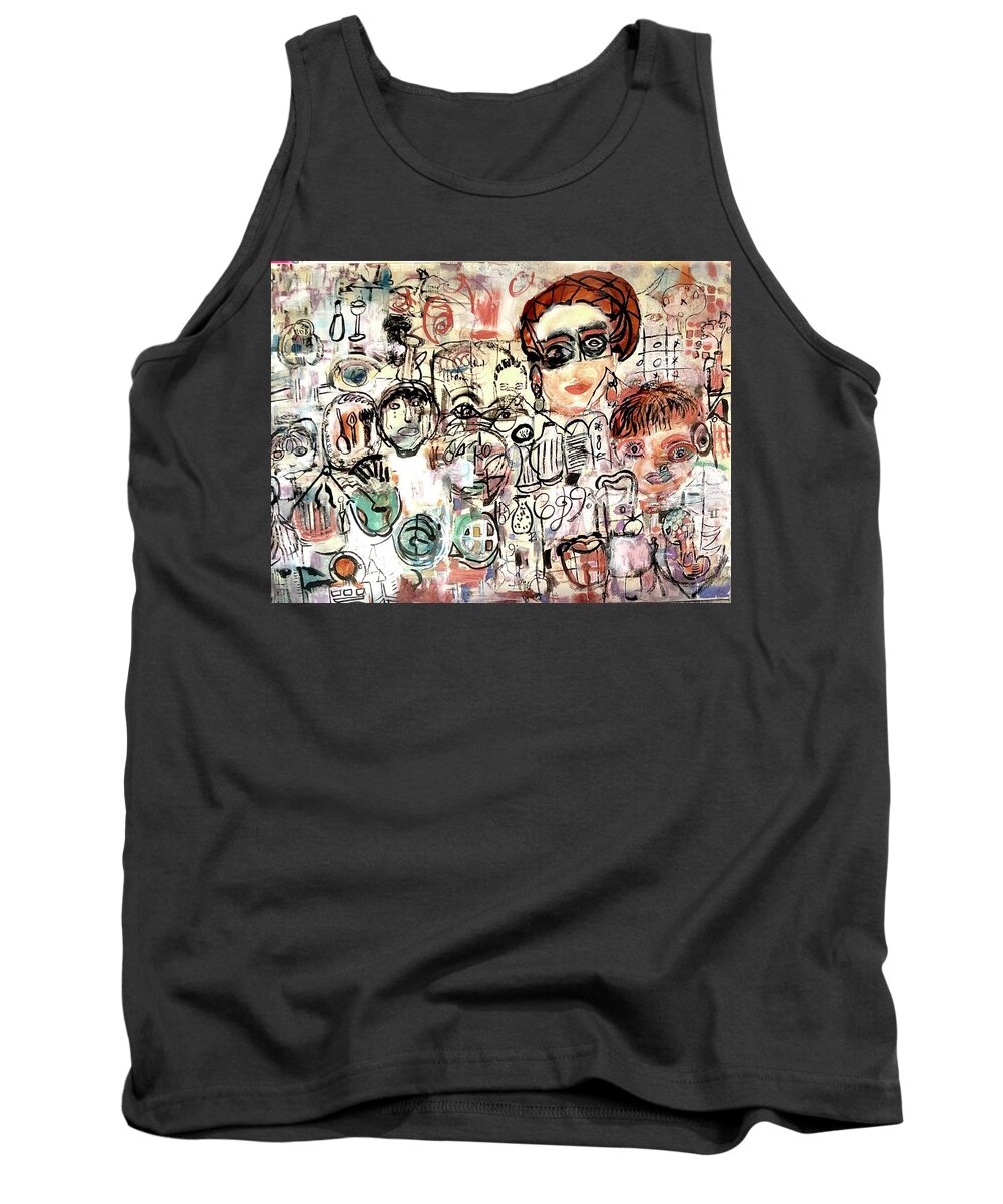  Tank Top featuring the painting Timing is Everything by Tommy McDonell