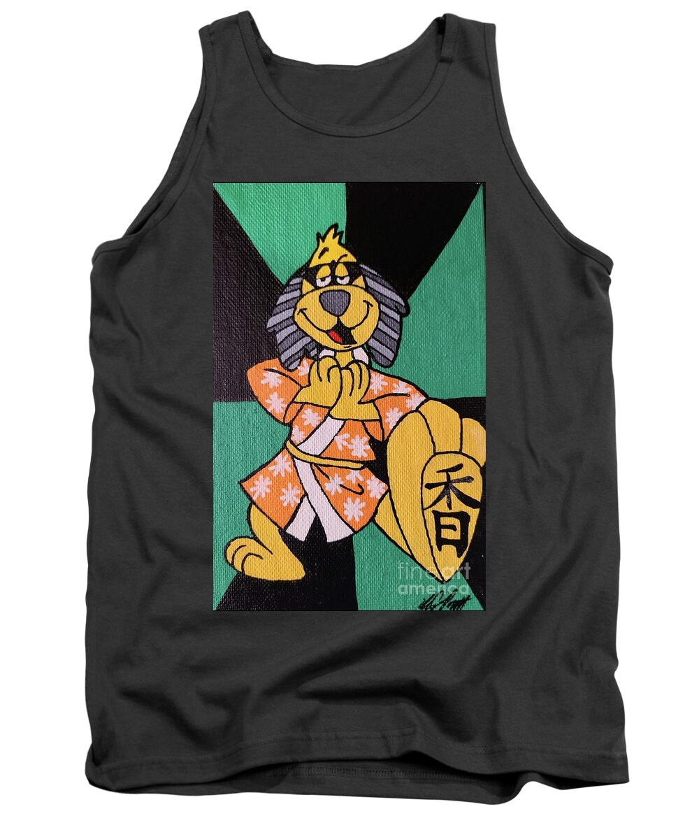 Hong Tank Top featuring the painting Top Dog 2 by Elena Pratt