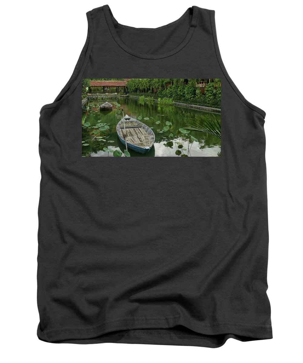 Boat Tank Top featuring the photograph Traditional boats by Robert Bociaga
