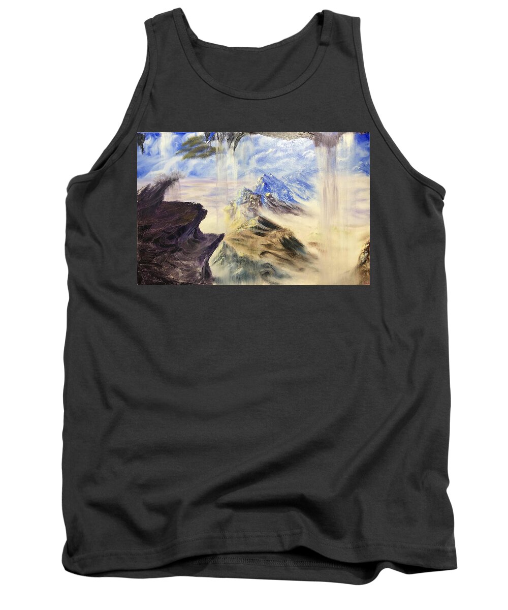 Tank Top featuring the painting Tranquil Majesty by Jerrod Schonfeld