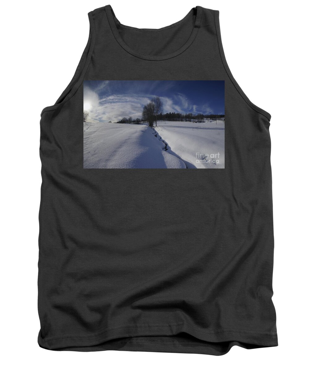 Trees Tank Top featuring the photograph Trees Far from the Others by fototaker Tony
