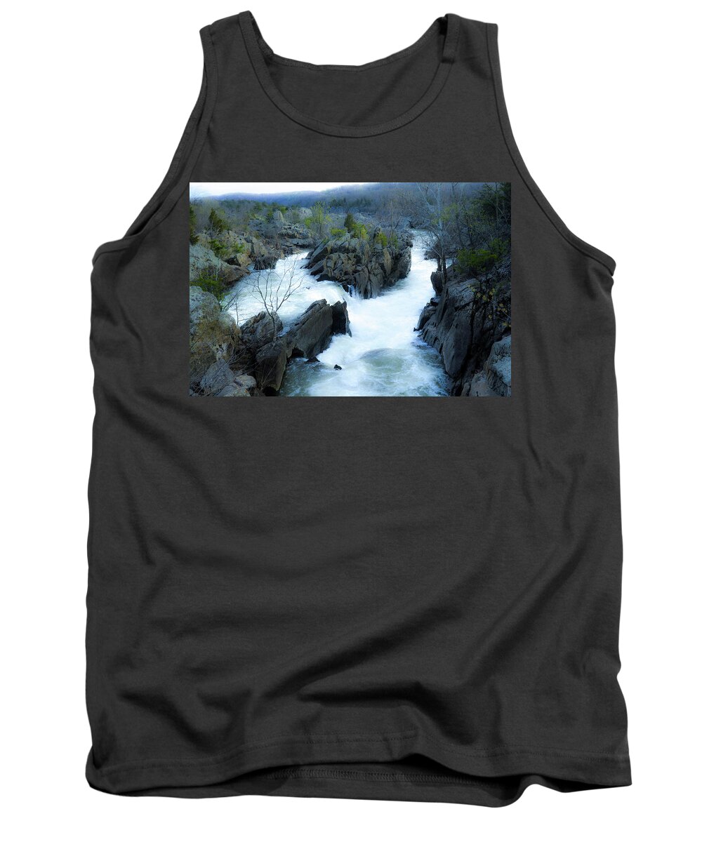 River Tank Top featuring the photograph Two Rivers by Addison Likins