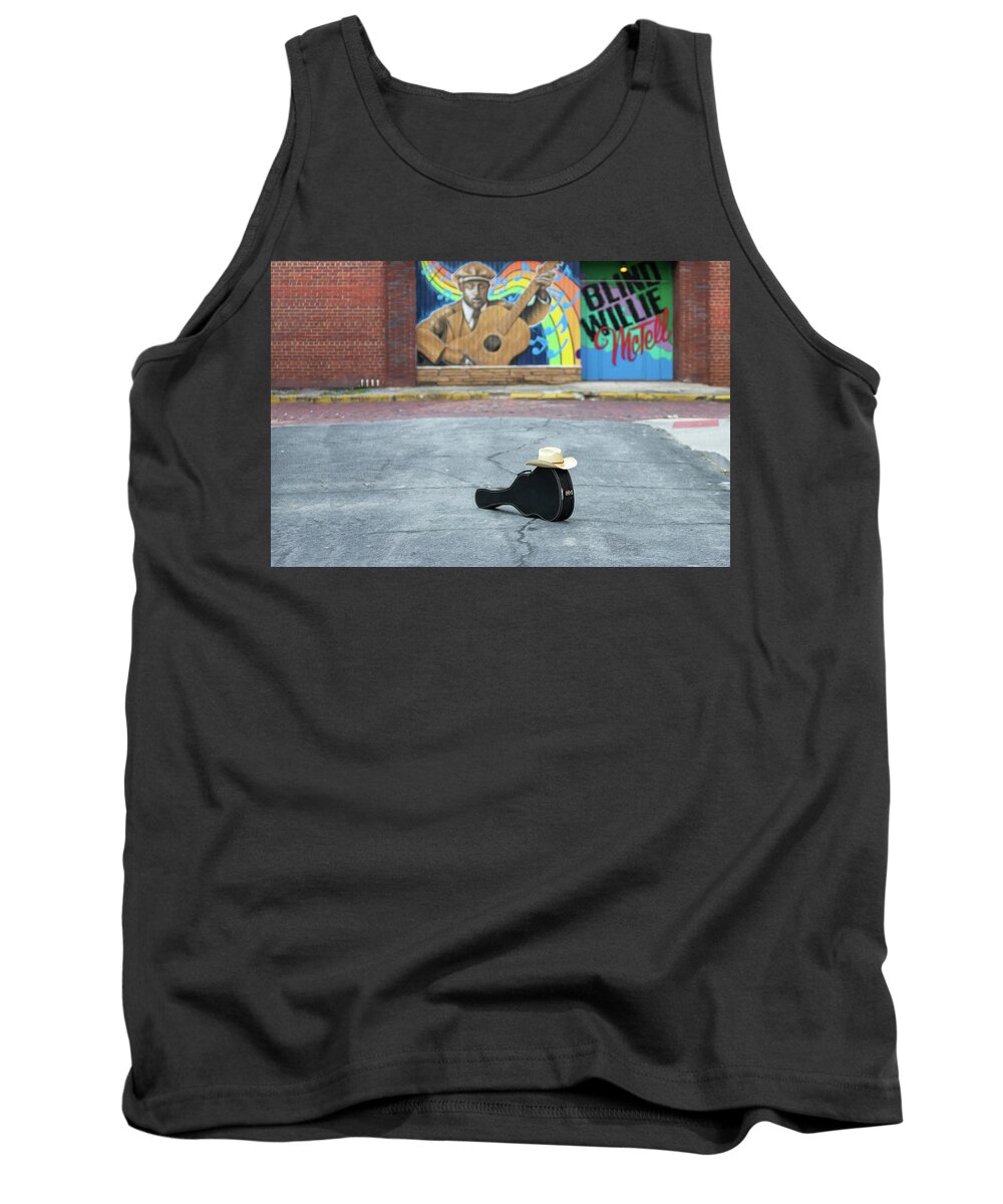 Music Tank Top featuring the photograph Uncle John or Papa McTell by John Kirkland