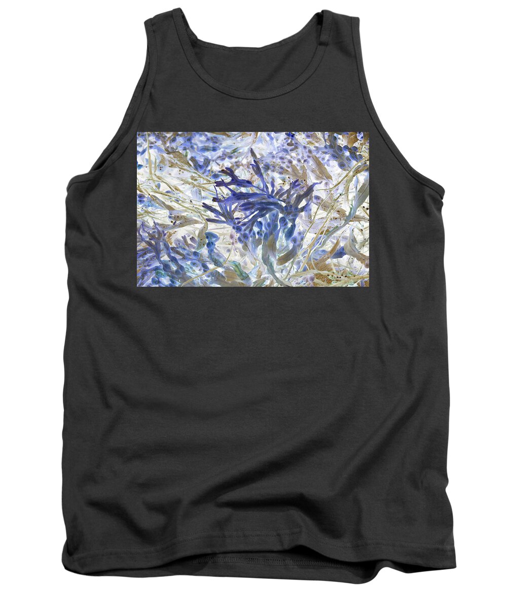 Ocean Tank Top featuring the photograph Underwater Blues by Missy Joy