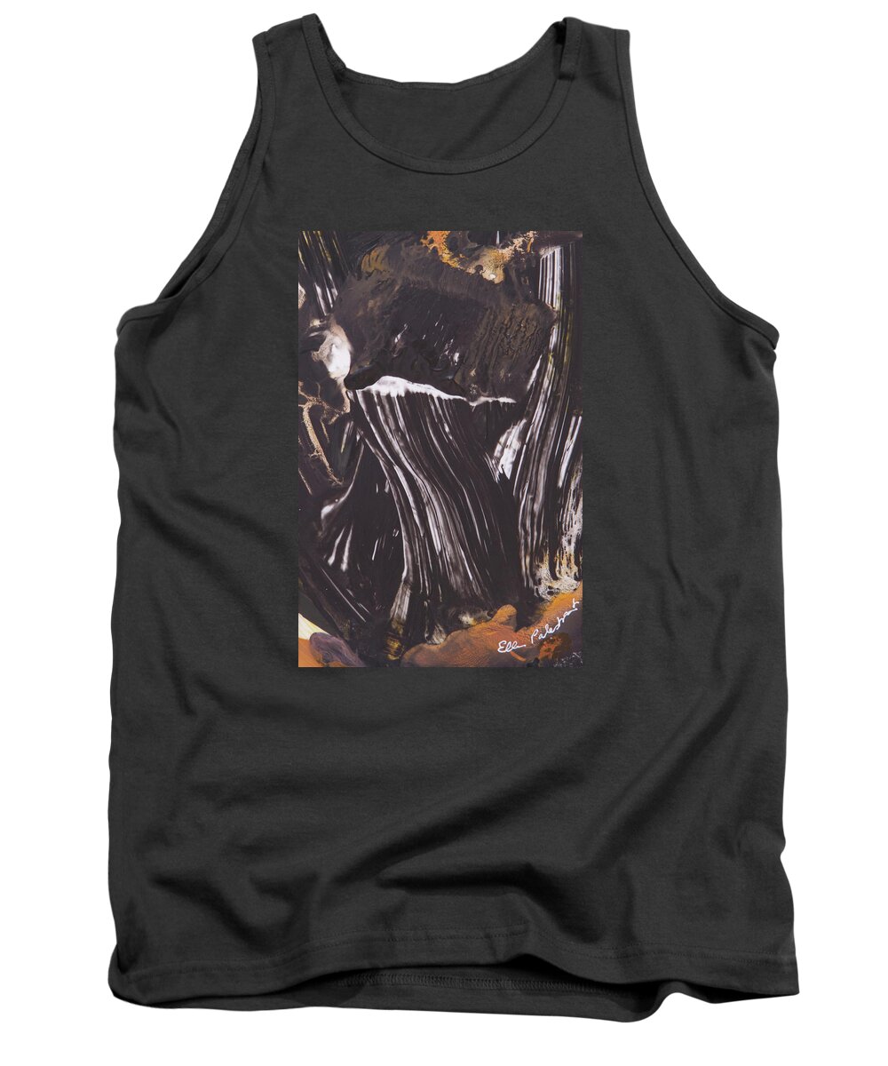 Ellen Palestrant Tank Top featuring the painting Unexpected Emergences by Ellen Palestrant
