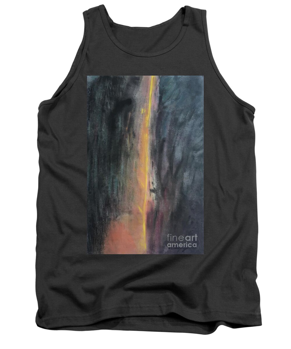 Ink Painting Tank Top featuring the painting Untitled by Carmen Lam