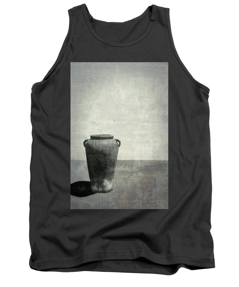 Black & White Tank Top featuring the photograph Vase ... by Chuck Caramella