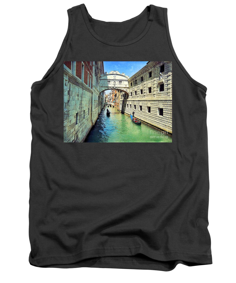 Bridge Of Sighs Tank Top featuring the photograph Venice Series 3 by Ramona Matei