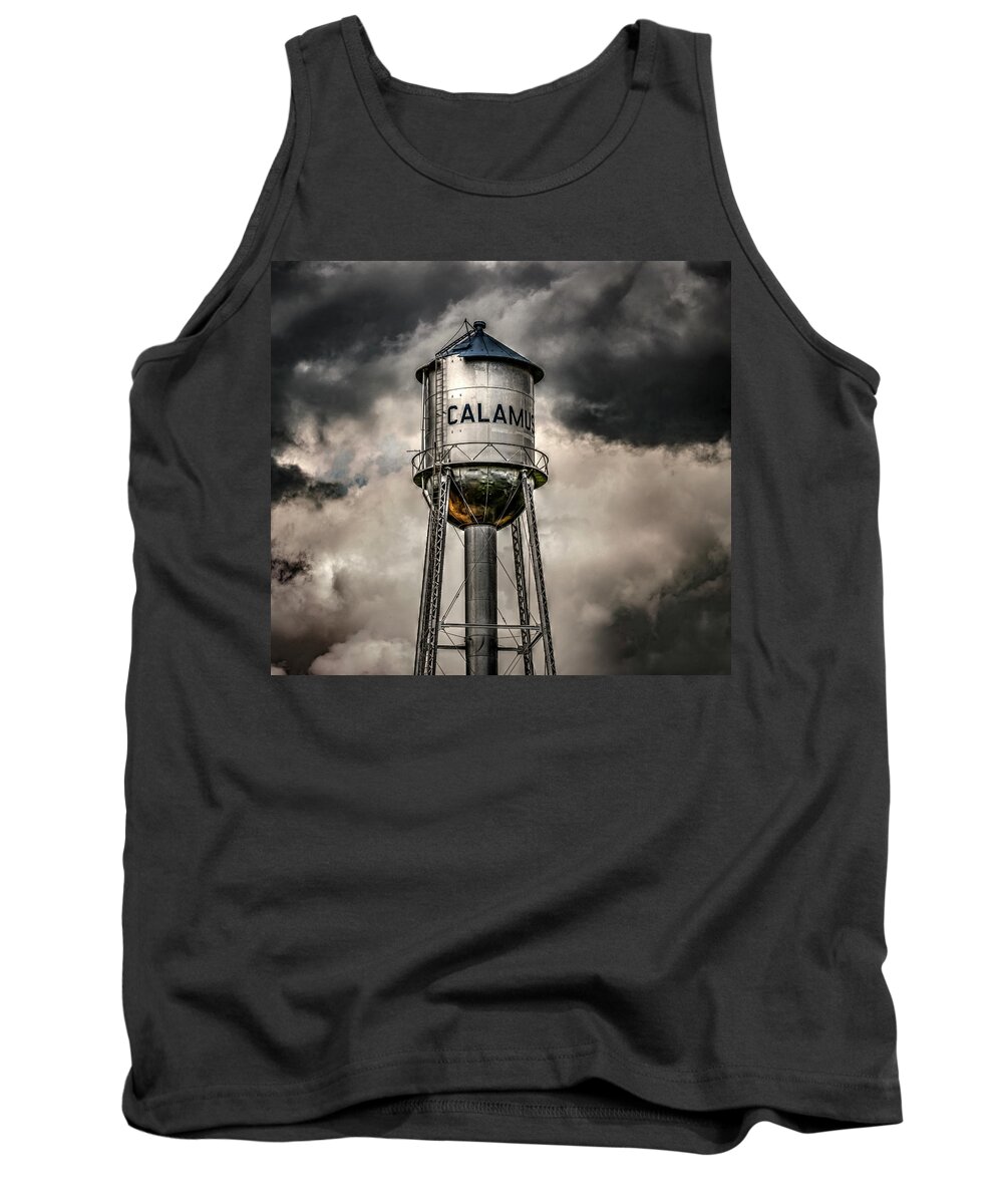 Calamus Tank Top featuring the photograph Water Tower by Ray Congrove
