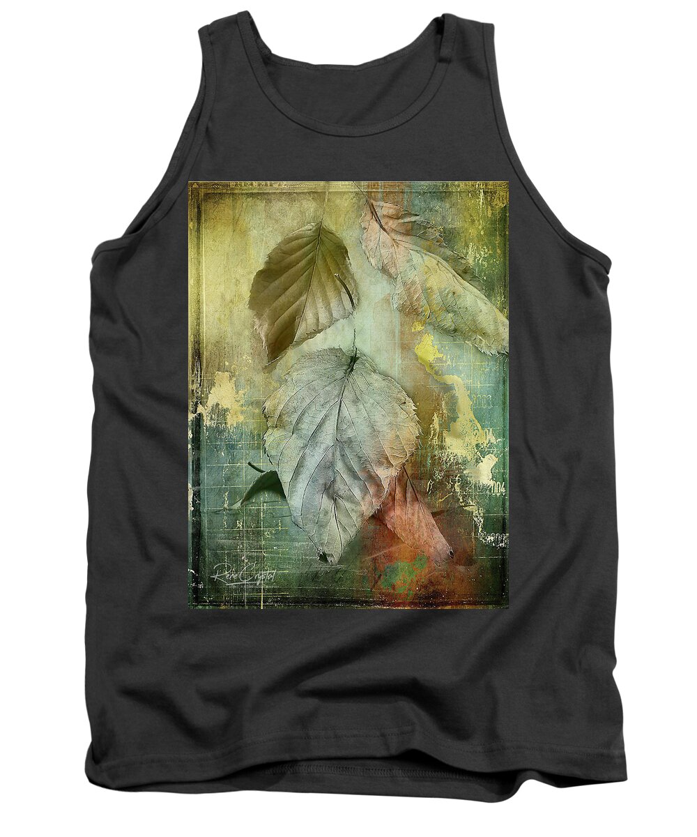 Leaves Tank Top featuring the photograph Weathering The Change by Rene Crystal